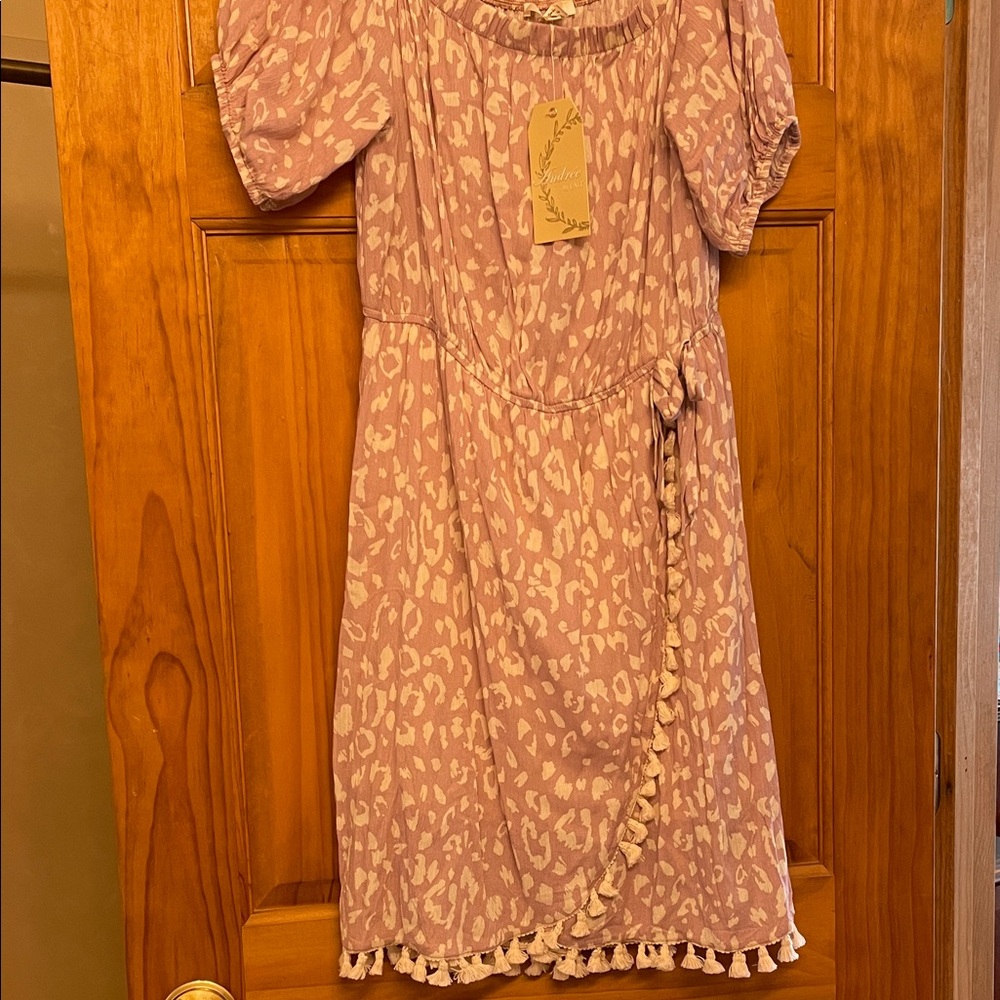 ANDREE BY UNIT lavender Patterned Women’s Dress